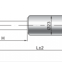 HAHN-GASFEDERN F 10-23鎖緊氣彈簧