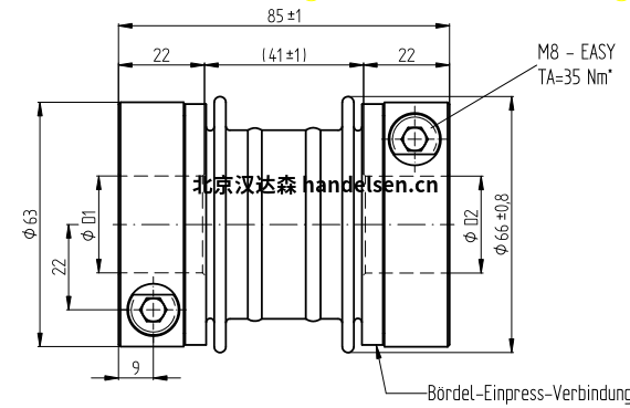 JAKOB 金屬波紋管聯(lián)軸器KR65