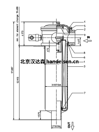 Internormen TEF.426系列過(guò)濾器圖紙