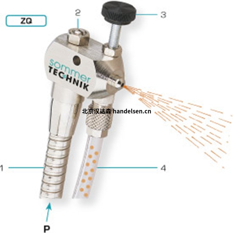 Sommer-Technik廣角霧化器 ZBG-KOPF陽(yáng)極氧化鋁材質(zhì)