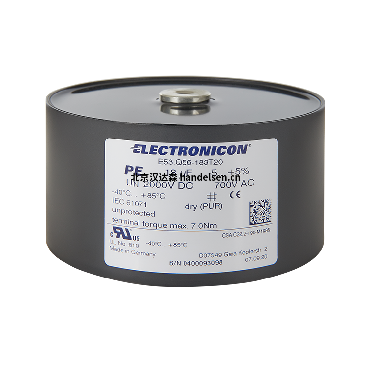 Electro<em></em>nicon E53系列直流電容器