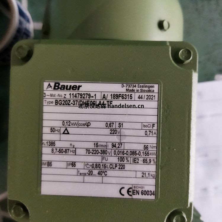 Bauer減速電機(jī)BS04-62U/D05LA4