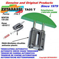 ZETASASSI? 自動直線傳動鏈張緊器 TA系列，由特殊鋁合金閥體制成